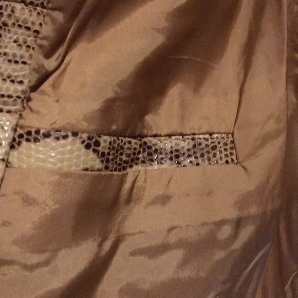 DANIER COUTURE SNAKE EMBOSSED LEATHER BLAZER Sz M - Picture 5 of 8